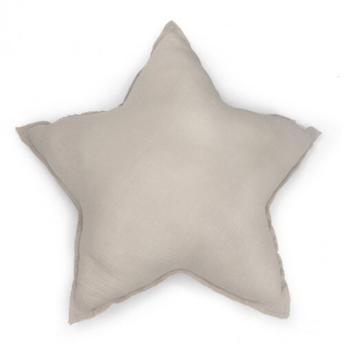 Les Petits Marmots | Coussin Bigstar 60x60 - Latte