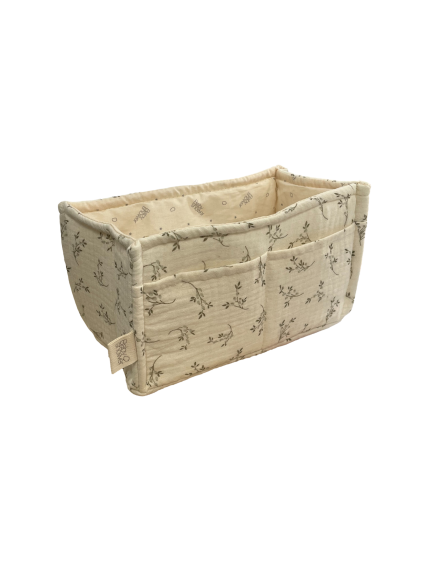 Les Petits Marmots | Panière pour couches - Olive Bloom