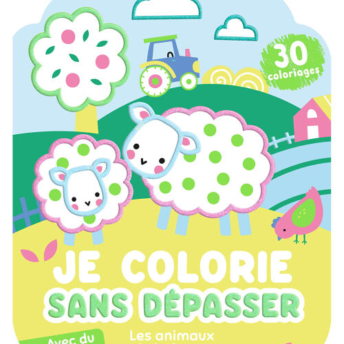 Les Petits Marmots | Je colorie sans dépasser - Les animaux de la ferme