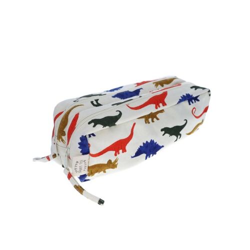 Les Petits Marmots | Trousse double zip - Dinosaures