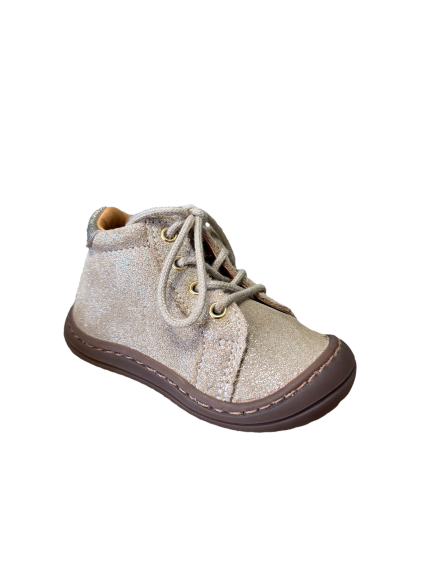 Les Petits Marmots | Baskets GBB flexoo baby - Beige argenté