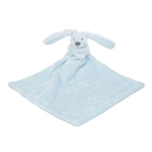Les Petits Marmots | Doudou plat lapin Richie - Bleu ciel
