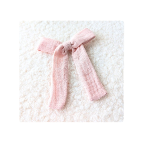 Les Petits Marmots | Maxi noeud long - Rose