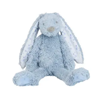 Les Petits Marmots | Lapin Richie 28cm - Bleu liberty