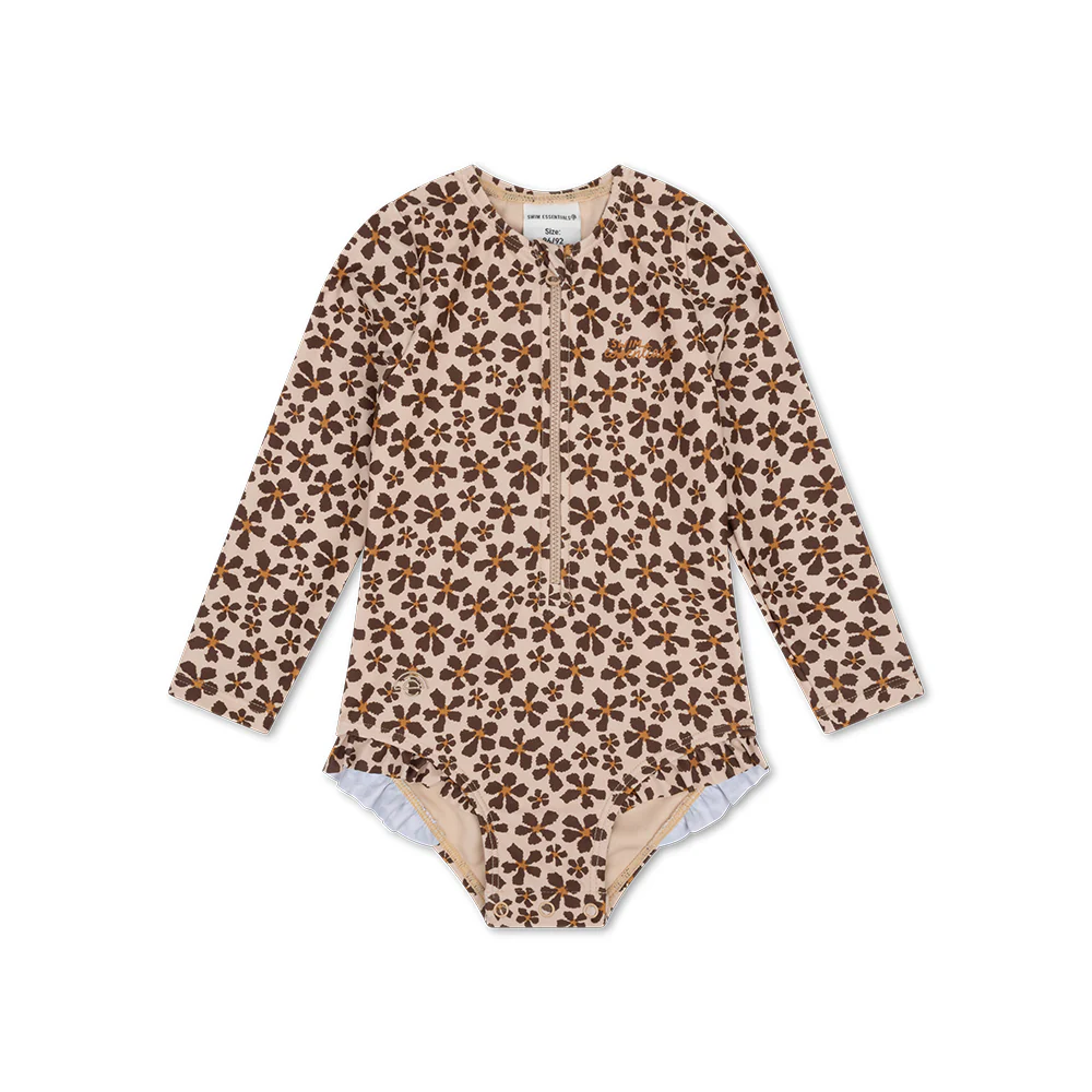 Les Petits Marmots | Maillot de bain manches longues anti-UV - Wild flower