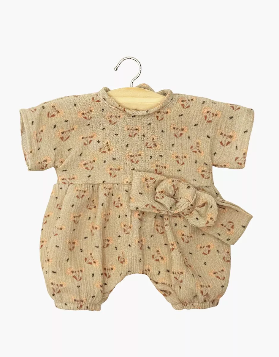 Les Petits Marmots | Babies - Barboteuse Noa et son headband en crépon Eloïse