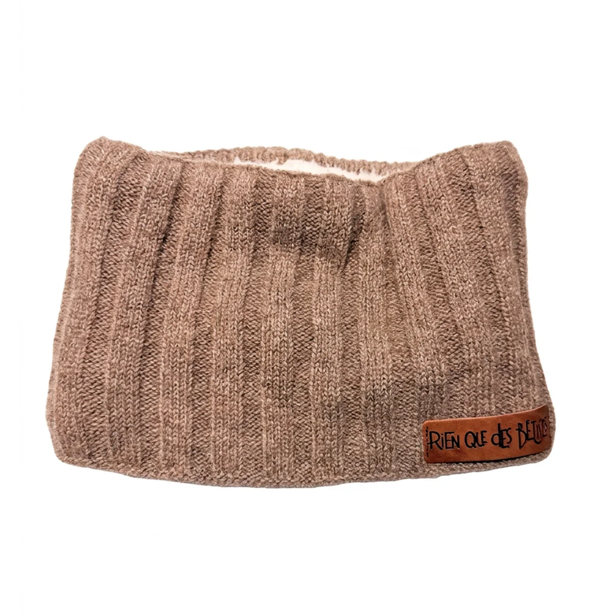Les Petits Marmots | Tour de cou en laine - Taupe