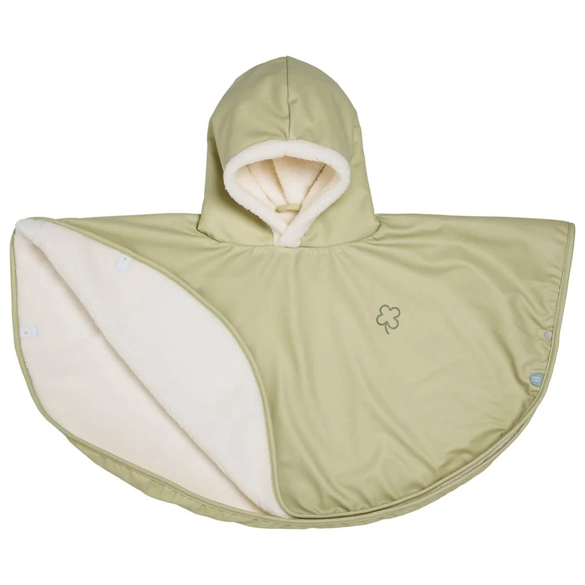 Les Petits Marmots | Poncho bébé imperméable - Vert