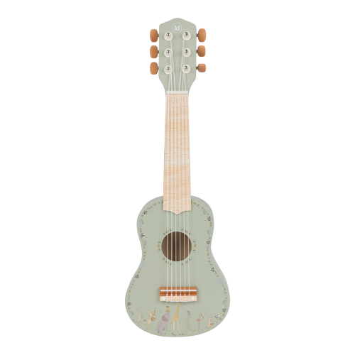 Les Petits Marmots | Guitare verte en bois - Safari Friends 