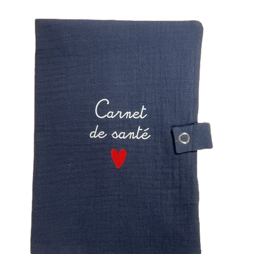 Les Petits Marmots | Protège carnet de santé bleu - Atelier Wagram