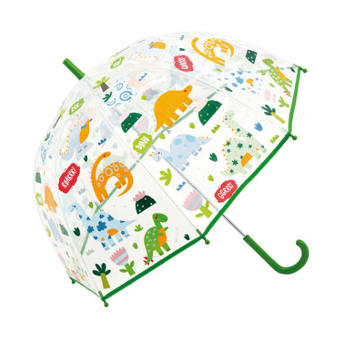 Les Petits Marmots | Parapluie transparent 68cm - Dinosaure