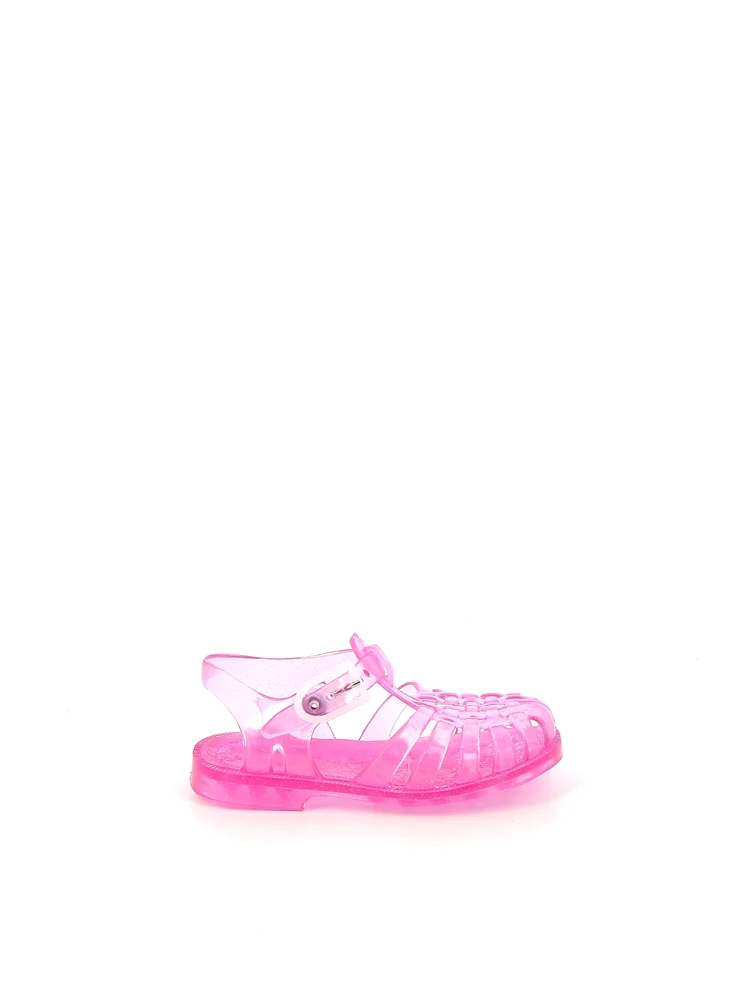 Les Petits Marmots | Sandale enfant Méduse - Rose pailleté