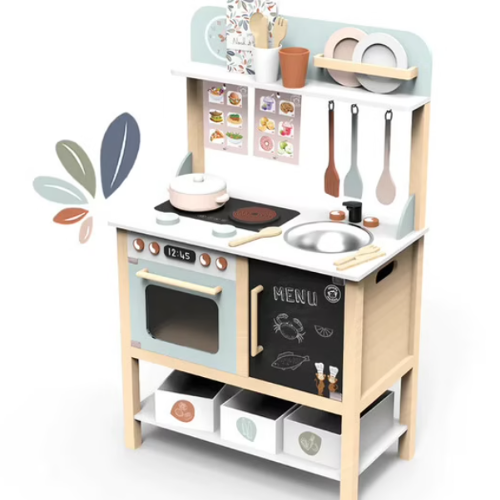 Les Petits Marmots | Cuisine en bois - 23 accessoires