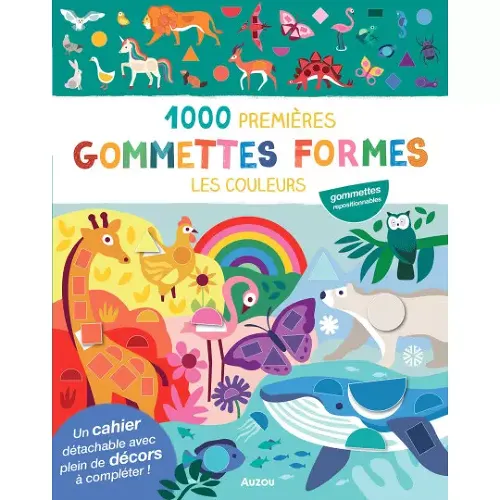 Les Petits Marmots | 1000 premières gommettes formes - Les couleurs