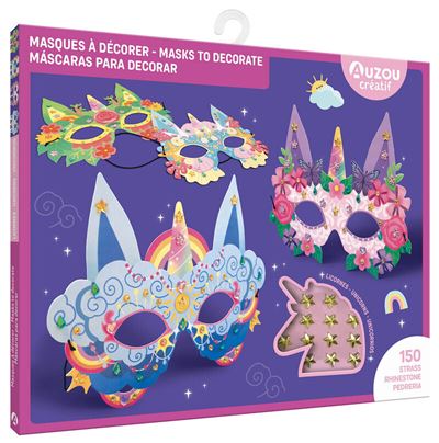 Les Petits Marmots | Ma pochette d'artiste - Masques à décorer 150 strass