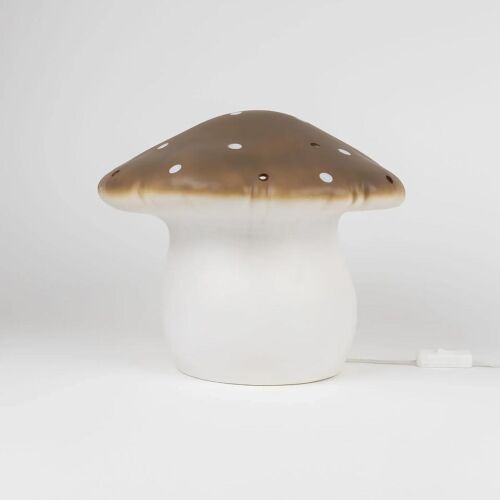 Les Petits Marmots | Lampe champignon grand - Chocolat