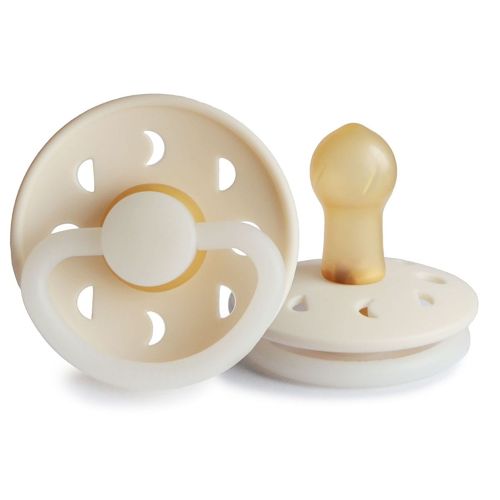 Les Petits Marmots | Tétine Moon Night en latex cream - Frigg