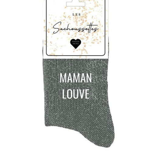 Les Petits Marmots | Chaussettes pailletées - Maman Louve
