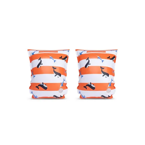 Les Petits Marmots | Brassard 2-6ans - Rayures rouges/blanches