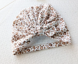 Les Petits Marmots | Turban en jersey - Léopard