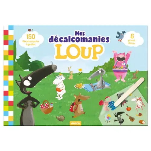 Les Petits Marmots | Mes décalcomanies - Loup
