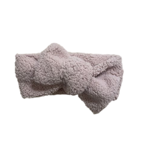 Les Petits Marmots | Bandeau sherpa - Vieux rose