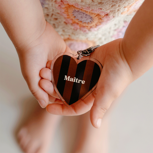 Les Petits Marmots | Porte-clés Rayures - Maître