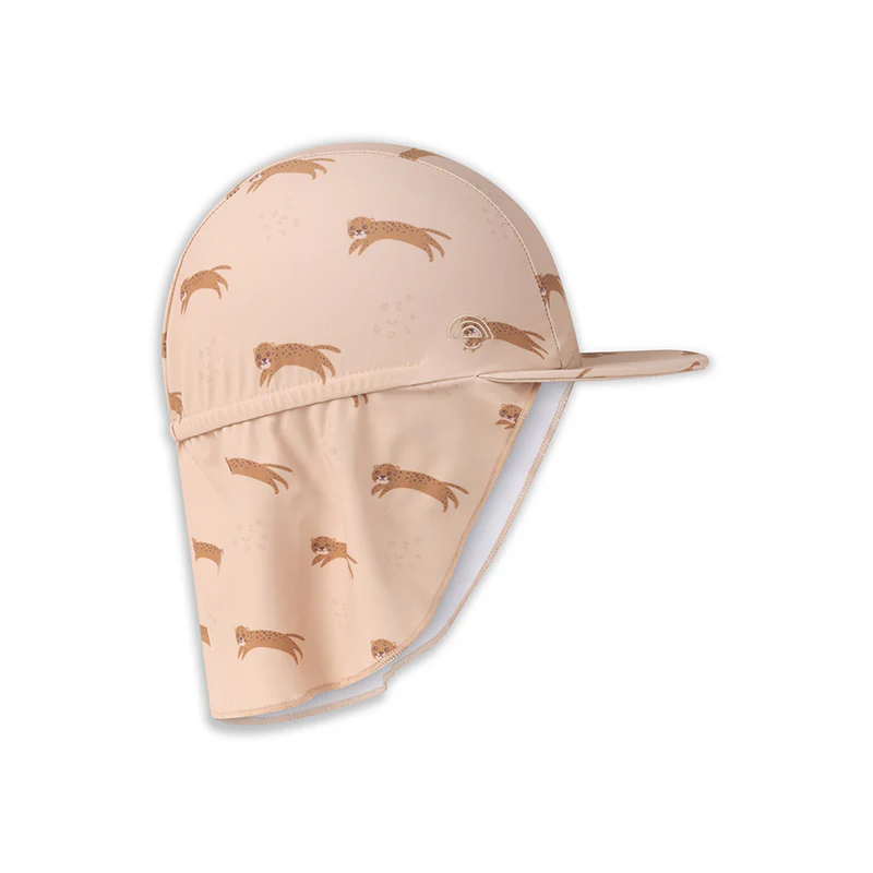 Les Petits Marmots | Casquette anti-UV - Léopard animal