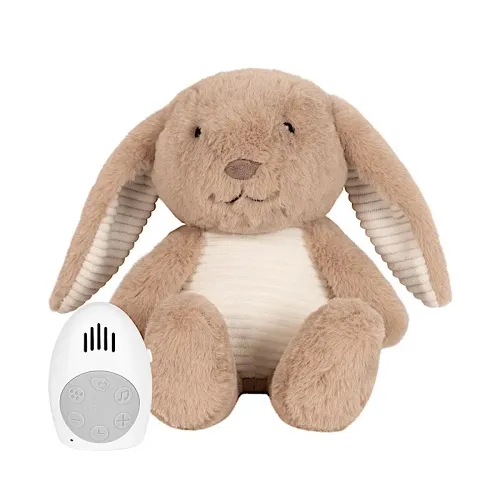 Les Petits Marmots | Peluche bruit blanc - Milo Le Lapin marron