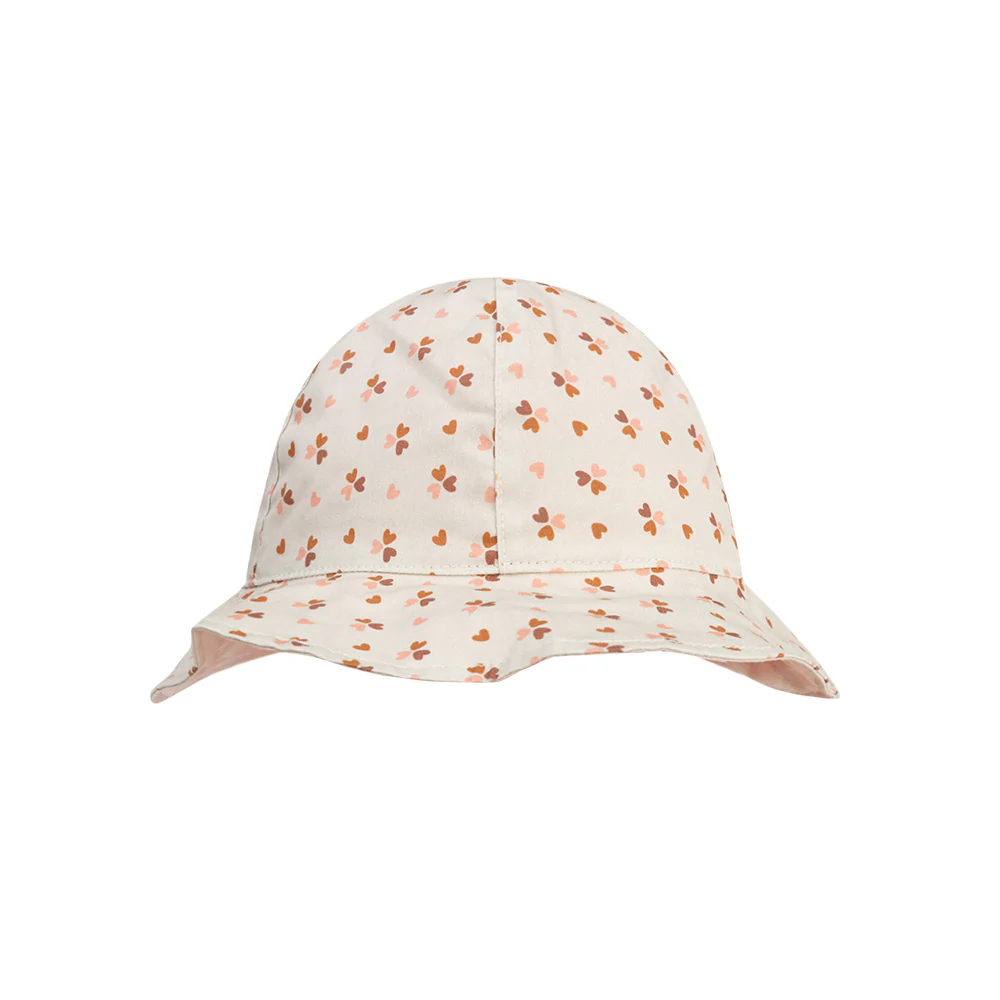 Les Petits Marmots | Chapeau réversible UV - Cozy hearts