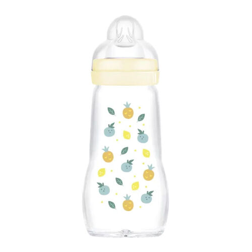 Les Petits Marmots | Biberon en verre 260ml - Lin