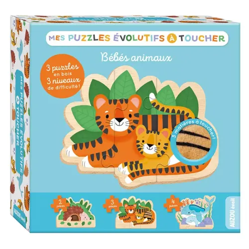 Les Petits Marmots | Mes puzzles évolutifs à toucher