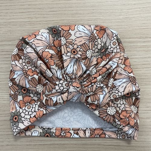 Les Petits Marmots | Turban jersey - Fleur d'automne