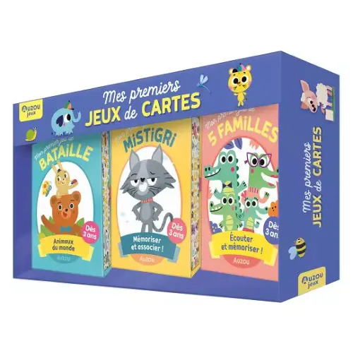 Les Petits Marmots | Coffret de mes premiers jeux de cartes 
