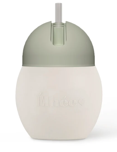 Les Petits Marmots | Tasse à paille lestée Coconut Elhée - Sand/Sage