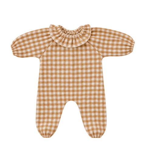 Les Petits Marmots | Tenue poupée 34cm - Combinaison avec vichy