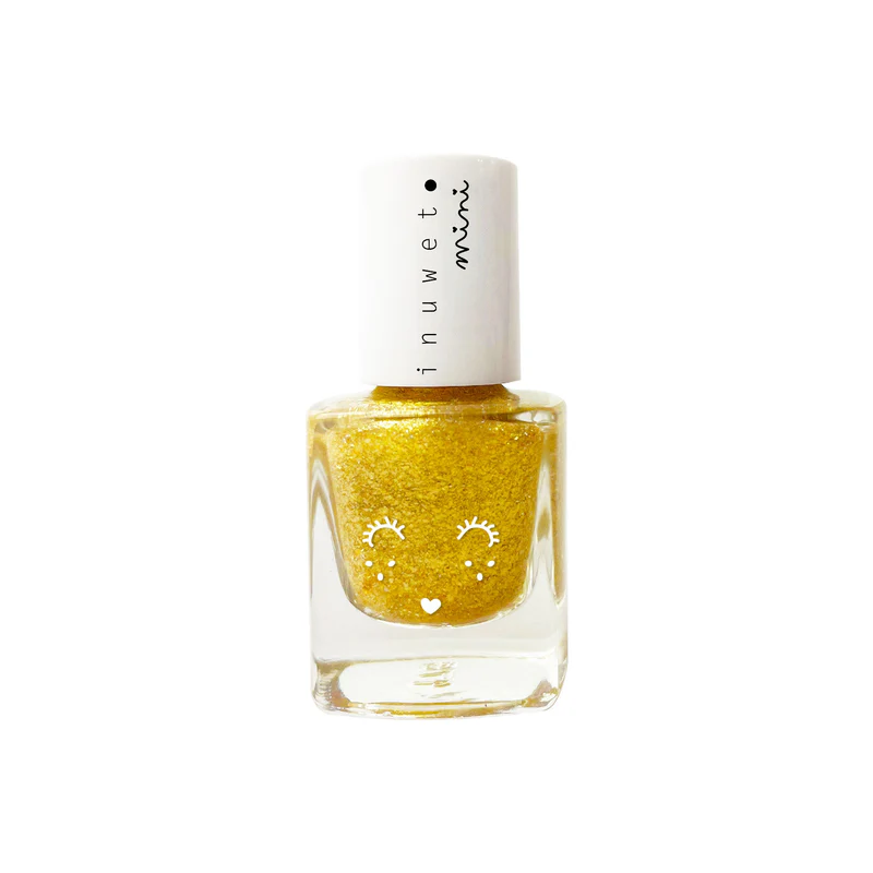 Les Petits Marmots | Vernis à l'eau or - Parfum papaye