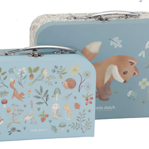 Les Petits Marmots | Set de 2 valisettes FSC - Forest friends