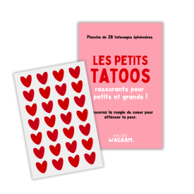 Les Petits Marmots | Planche de 28 tatouages coeurs - Atelier Wagram