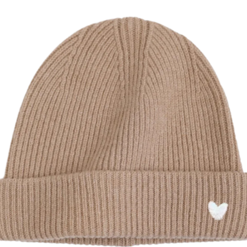 Les Petits Marmots | Bonnet en laine enfant 4-8 ans - Sable