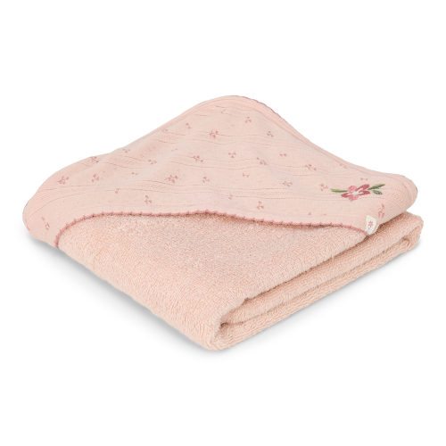 Les Petits Marmots | Cape de bain 100x100cm - Pure Blossom