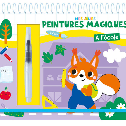 Les Petits Marmots | Peintures magiques à l'eau - L'école