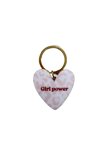 Les Petits Marmots | Porte-clés léopard rose - Girl Power