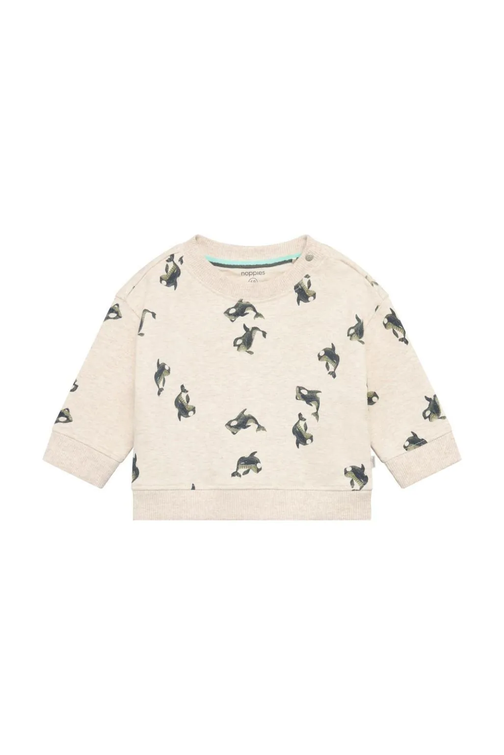 Les Petits Marmots | Sweat "orque" - Sand melange
