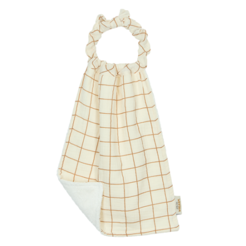 Les Petits Marmots | Serviette de cantine éponge - Grands carreaux