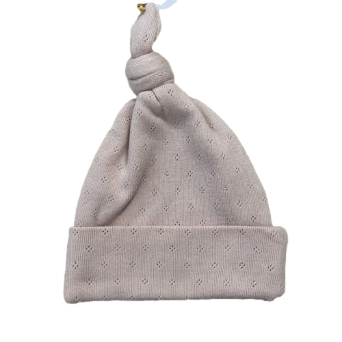 Les Petits Marmots | Bonnet en jersey - Rose pâle