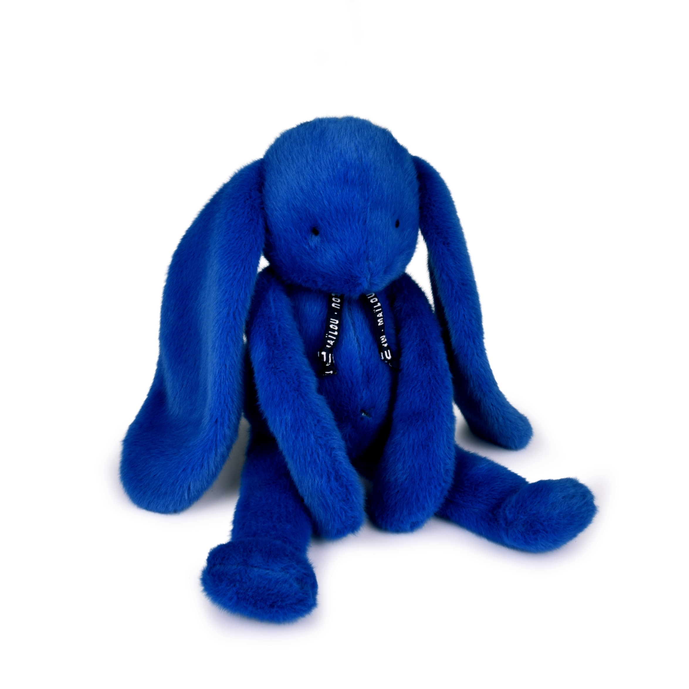 Les Petits Marmots | Lapin Méloé 37cm - Bleu électrique