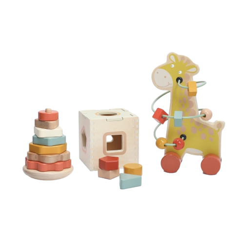Les Petits Marmots | Coffret de 3 jouets en bois
