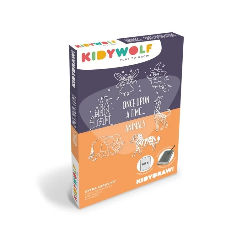 Les Petits Marmots | Recharge kidydraw mini - Cartes thèmes "Once upon a time/Animals"