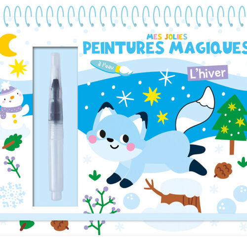 Les Petits Marmots | Peintures magiques à l'eau - L'hiver